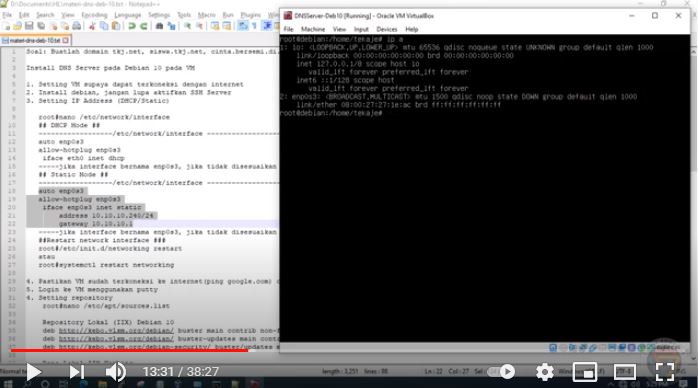Produktif TKJ DNS Server Debian10 - SMK Negeri 22 Jakarta